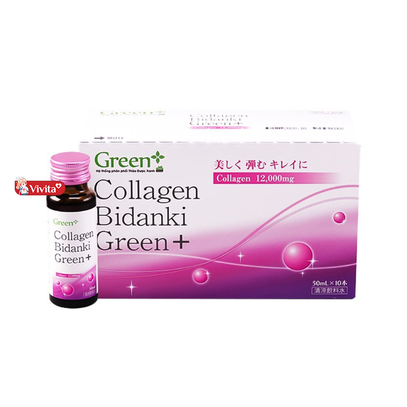 Nước uống Collagen Bidanki Green+ 12.000mg