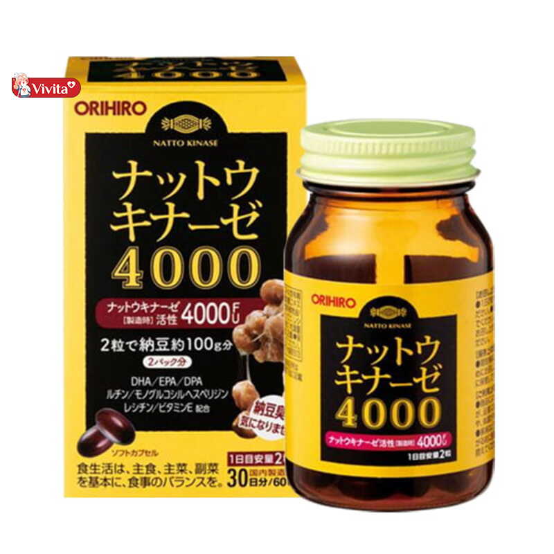 Orihiro Nattokinase 4000FU Nhật Bản