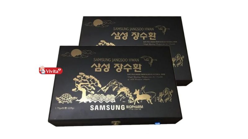 An Cung Ngưu Hoàng Trầm Hương Samsung JangSoo Hwan Bio Pharm hộp 60 viên