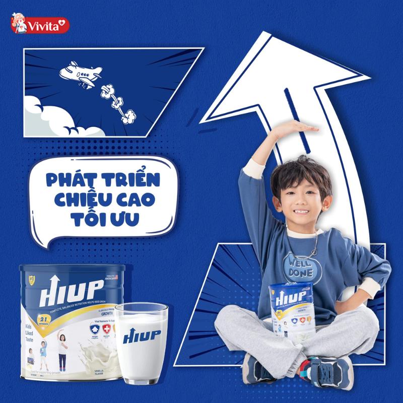 Bảng giá sữa HIUP chính hãng + Combo quà tặng tại Vivita 2024