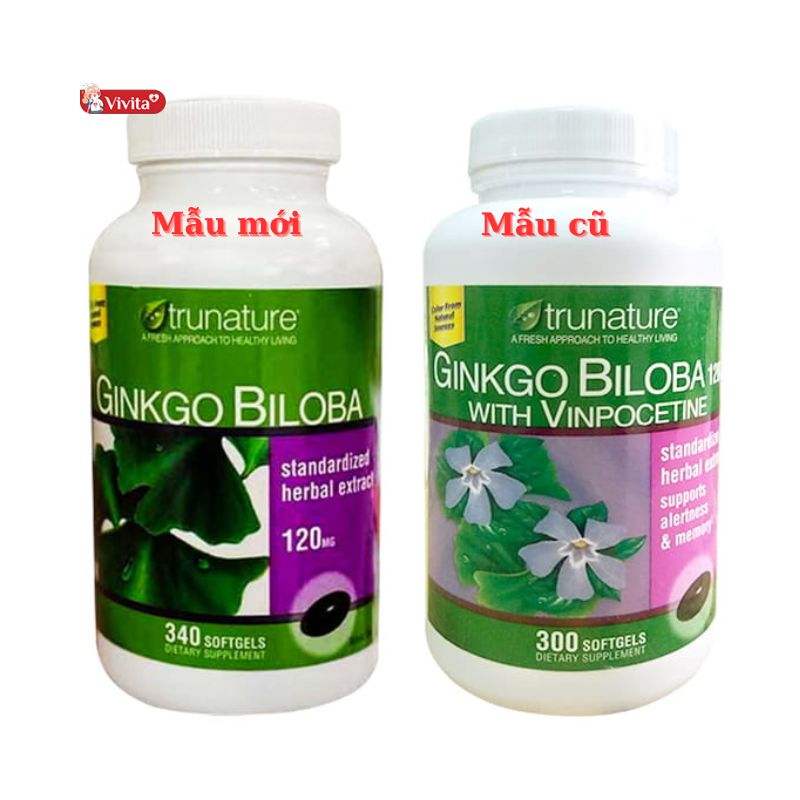 Ginkgo Biloba của Mỹ Trunature 120mg