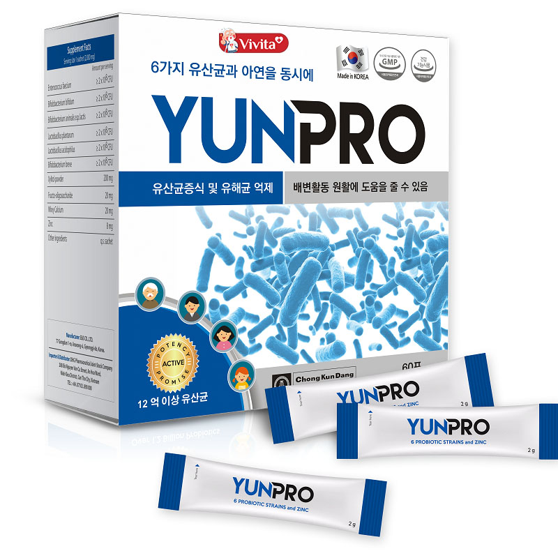 Men vi sinh Hàn Quốc Yunpro