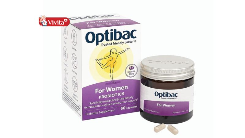 Men vi sinh Optibac Probiotics For Women của Anh