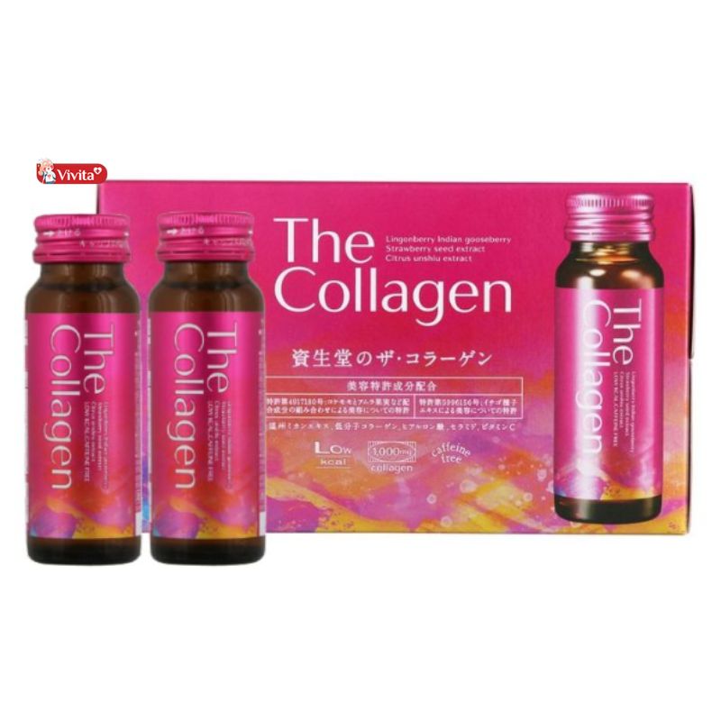 Thực phẩm chức năng Nhật Bản cho phụ nữ Shiseido The Collagen Drink trẻ hóa da