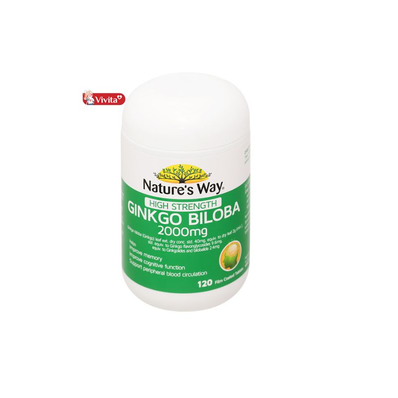 Nature's Way High Strength Ginkgo Biloba 2000mg