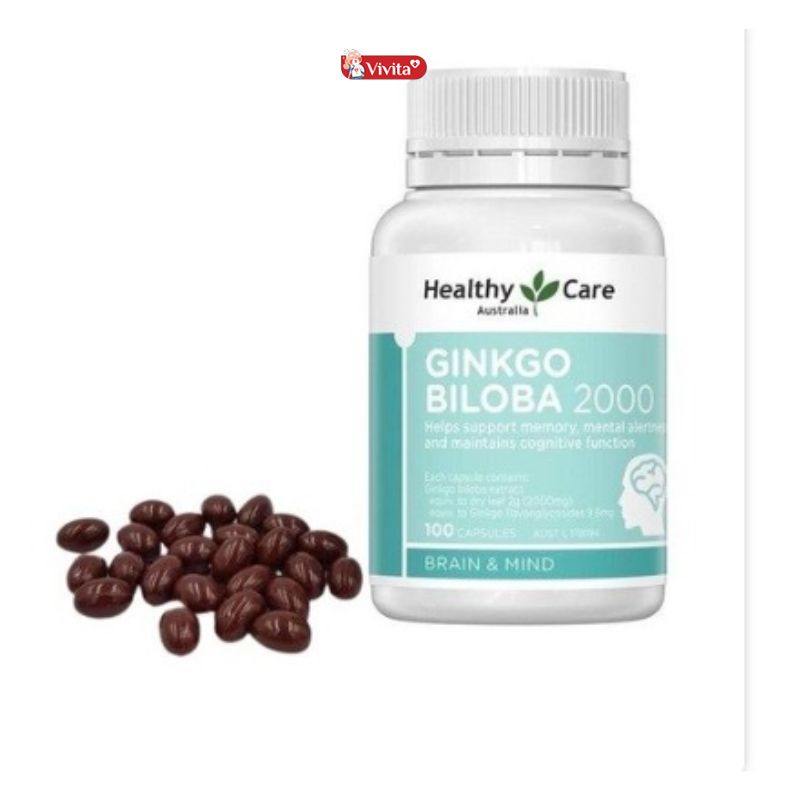 Review viên uống Ginkgo Biloba Healthy Care Úc