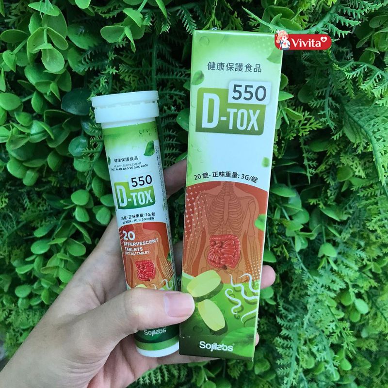 Viên sủi Detox-550