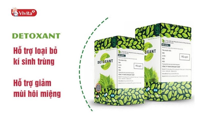 Viên uống hỗ trợ trị ký sinh trùng trên da Detoxant