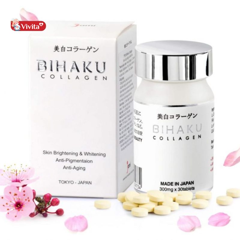 Viên uống Bihaku Collagen Premium