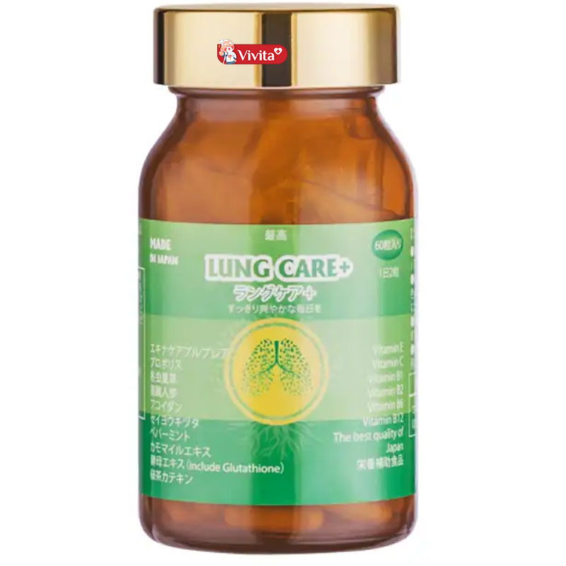 Viên uống bổ phổi của Nhật Lung Care+ Jpanwell