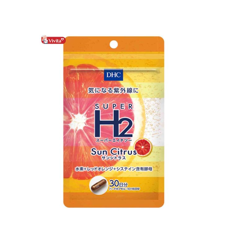 Viên uống chống nắng DHC Super H2 Sun Citrus Nhật Bản