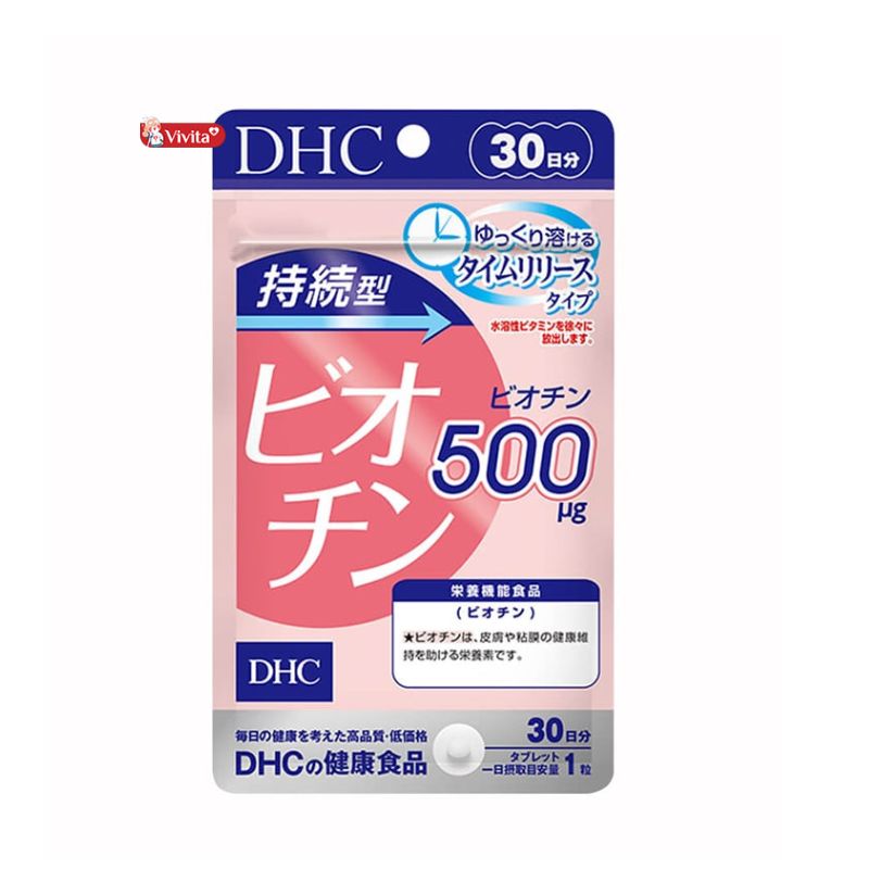 Viên uống hỗ trợ mọc tóc DHC Sustained Release Biotin