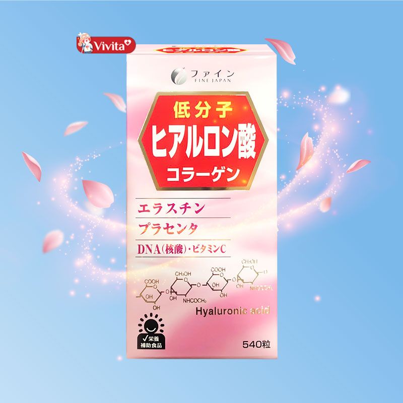 Viên uống Hyaluron Collagen & Elastin FINE JAPAN