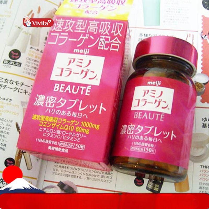 Viên uống Meiji Amino Collagen