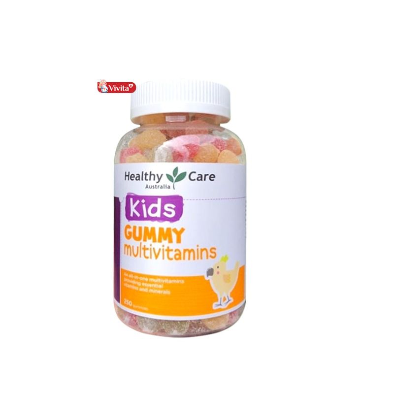 Kẹo dẻo vitamin cho bé của Úc Healthy Care Kids Gummy Multivitamins