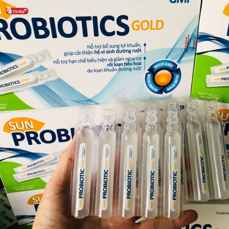 Men vi sinh Sun Probiotics Gold có tác dụng tốt cho hệ tiêu hóa