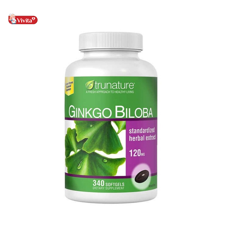 Thuốc bổ não Trunature Ginkgo Biloba 120mg Mỹ