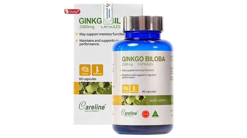 Careline Ginkgo Biloba 2500mg Úc