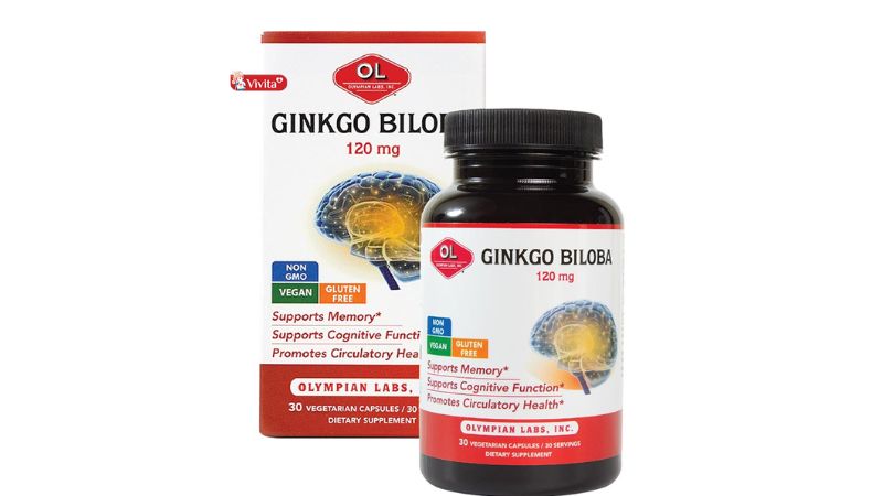 Ginkgo Biloba 120mg Olympian Labs Mỹ