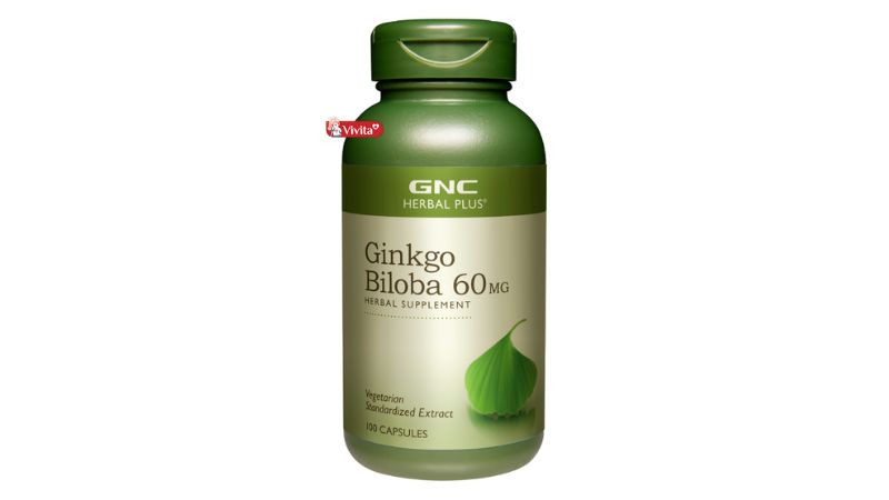 Ginkgo Biloba 60mg GNC Herbal Mỹ