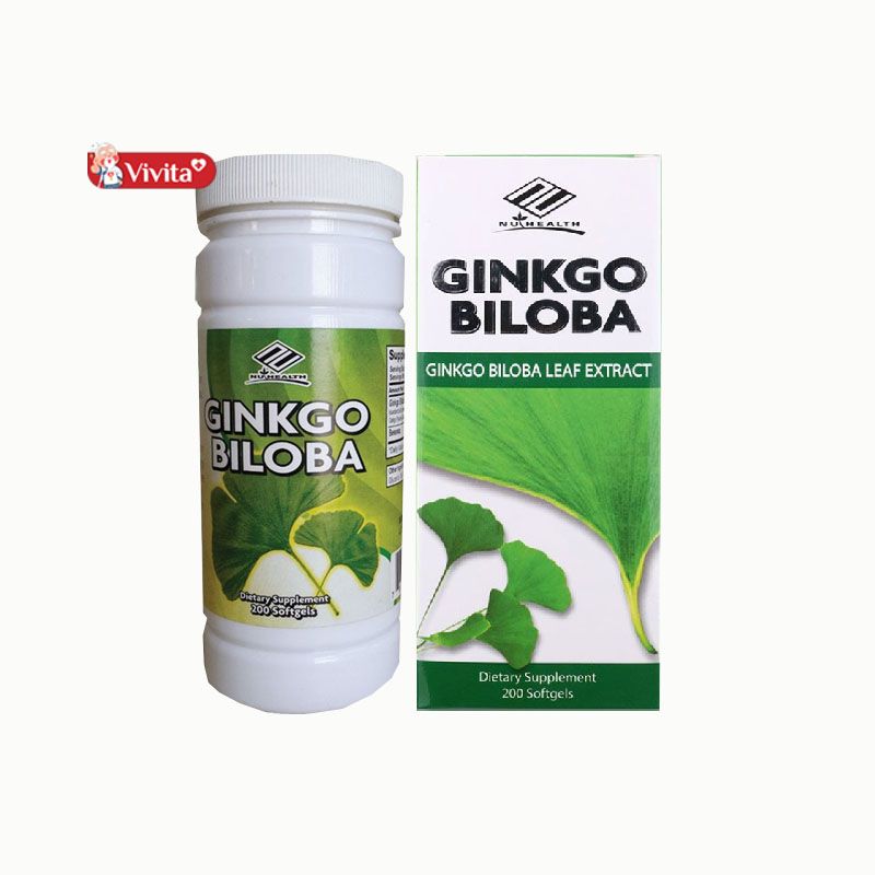 Viên uống bổ não Ginkgo Biloba Polvita Mỹ