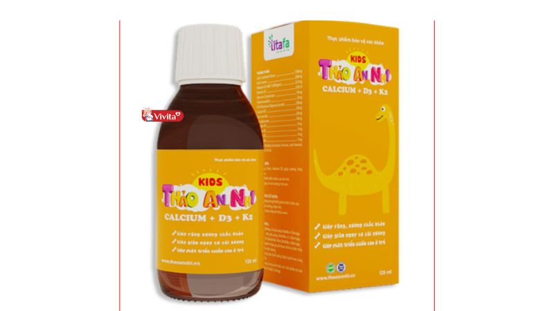 Siro Kids Thảo An Nhi Calcium + D3 + K2