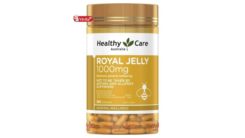 Viên sữa ong chúa Healthy Care Royal Jelly 1000mg