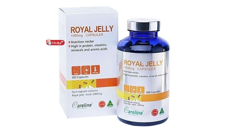 Viên sữa ong chúa tươi Careline Royal Jelly 1000mg