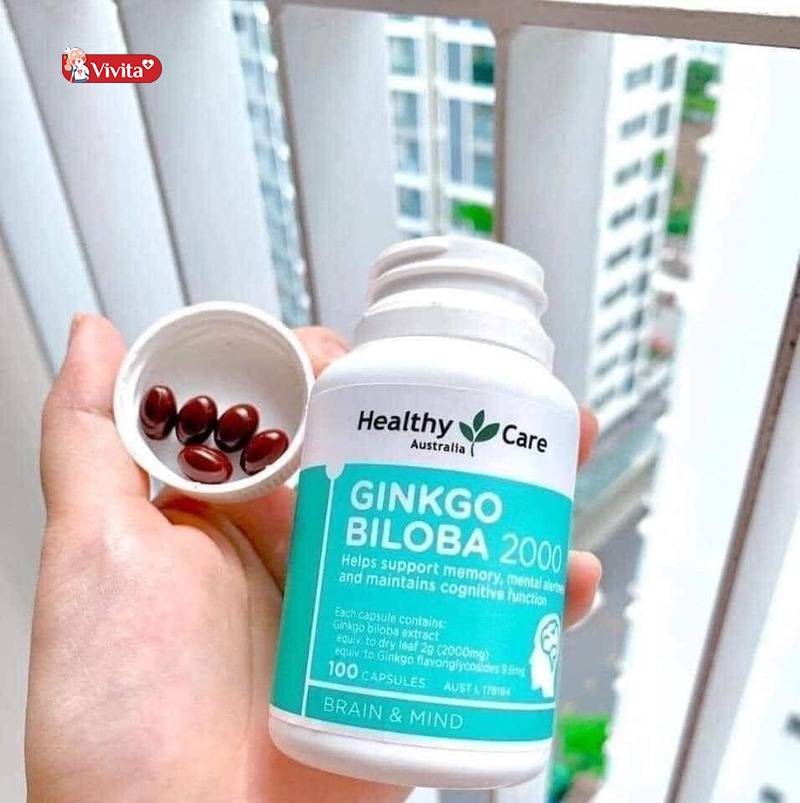 Ginkgo Biloba Healthy Care Úc từ thương hiệu quốc tế