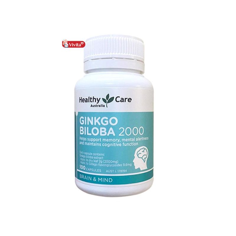 Healthy Care Ginkgo Biloba 2000mg Úc