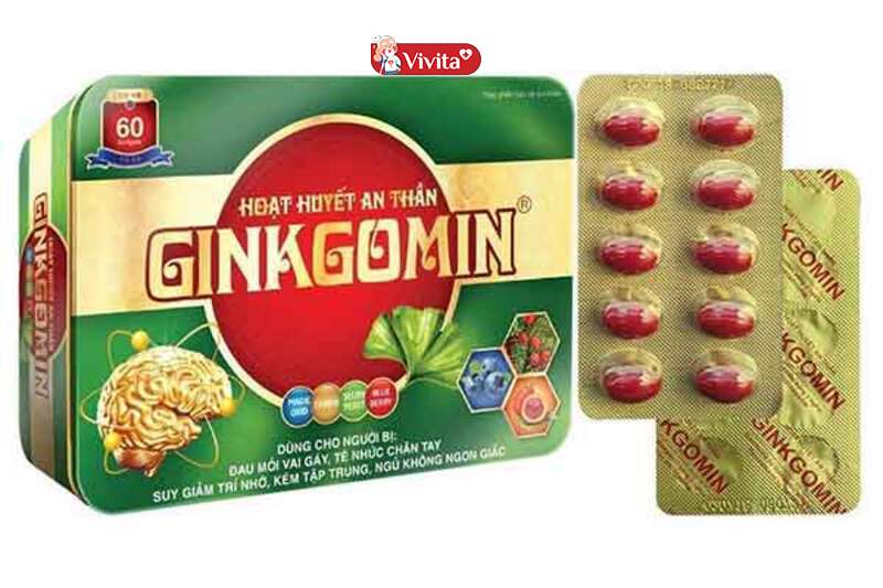 Hoạt Huyết An Thần Ginkgomin từ thương hiệu nội địa