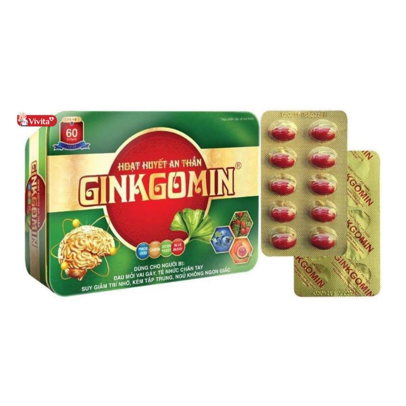 Công dụng của hoạt huyết an thần Ginkgomin