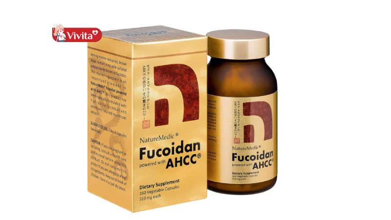 NatureMedic Fucoidan AHCC Nhật Bản dạng viên