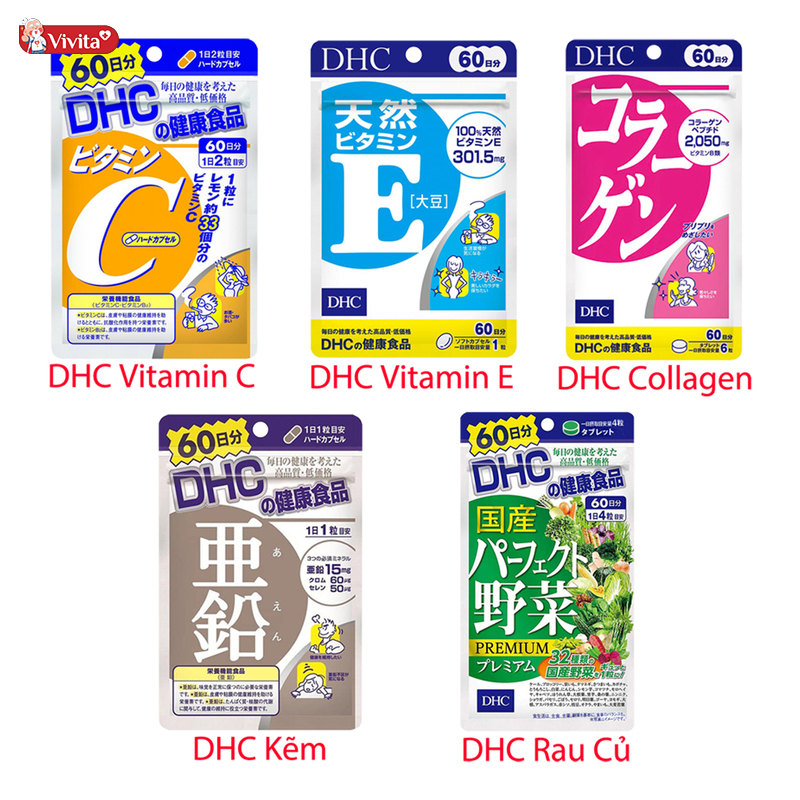 Uống 3 loại DHC cùng lúc được không?