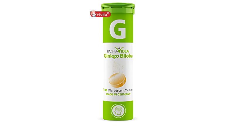 Viên sủi bổ não BonaVidea Ginkgo Biloba