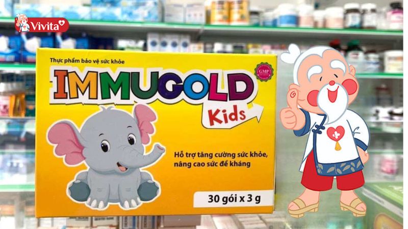 Bột uống Immugold Kid của nước nào?