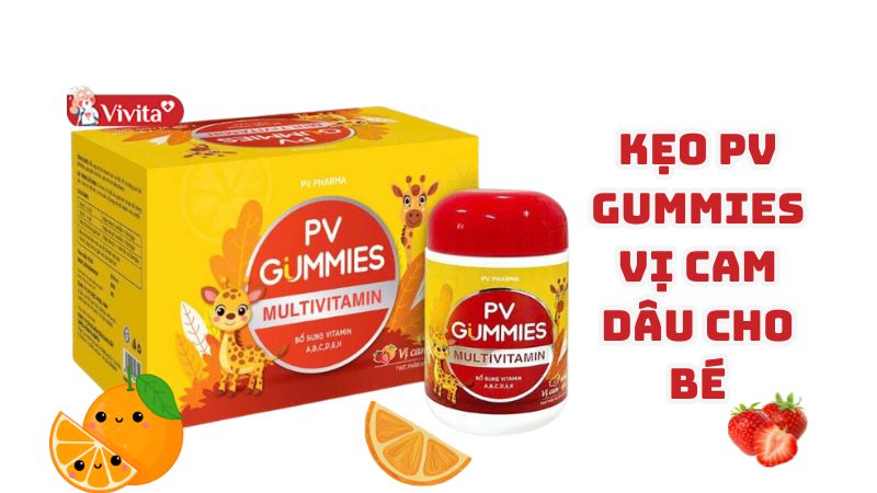 PV Gummies Multivitamin Viên Kẹo Dẻo Hỗ Trợ Bổ Sung Vitamin