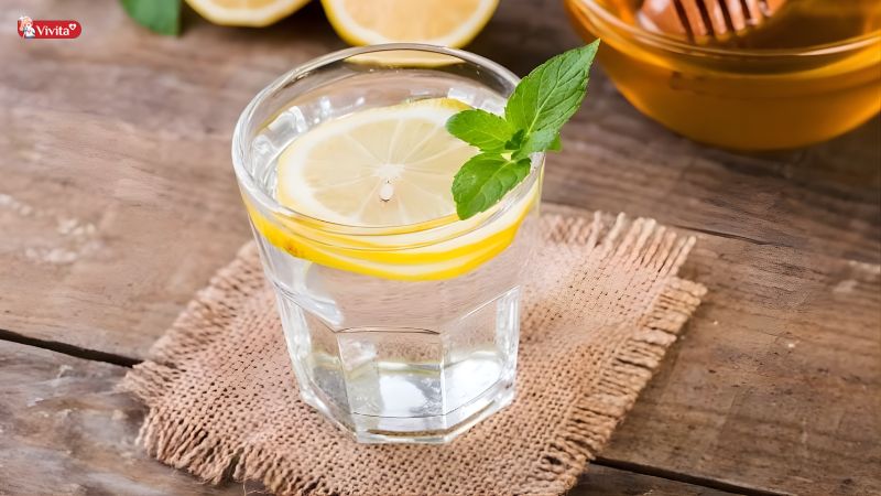 Detox chanh mật ong bạc hà