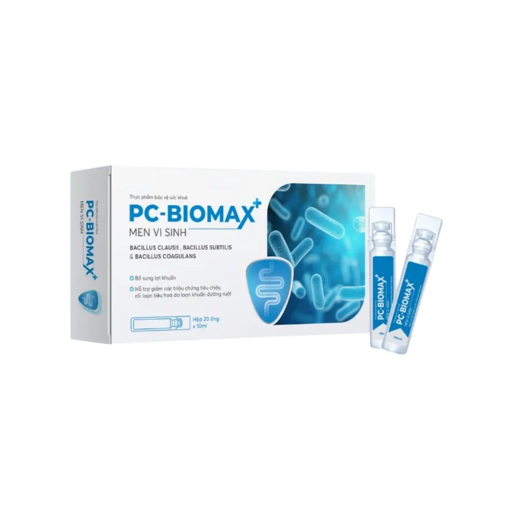 Men vi sinh PC Biomax Hỗ trợ bổ sung lợi khuẩn đường ruột